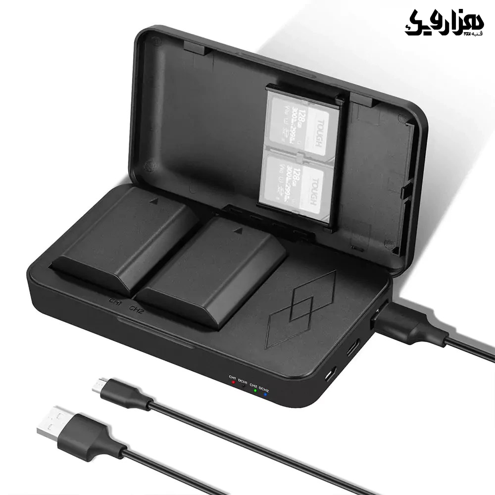 کیت کیس شارژ و باتری دوتایی Neewer مدل NP-FZ100