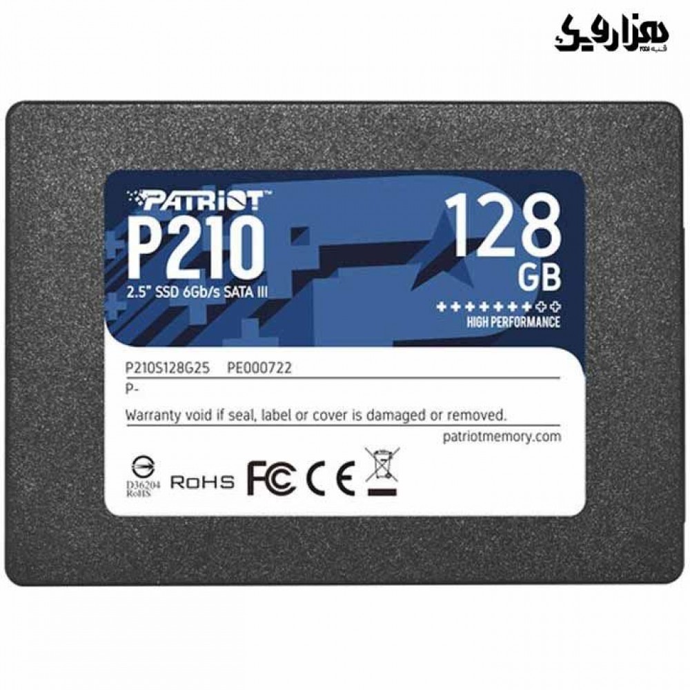 هارد SSD Patriot P210 ظرفیت 128GB